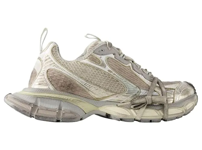 ZAPATILLAS 3XL  BALENCIAGA  MALLA  HUEVO CASTAñO BEIGE 