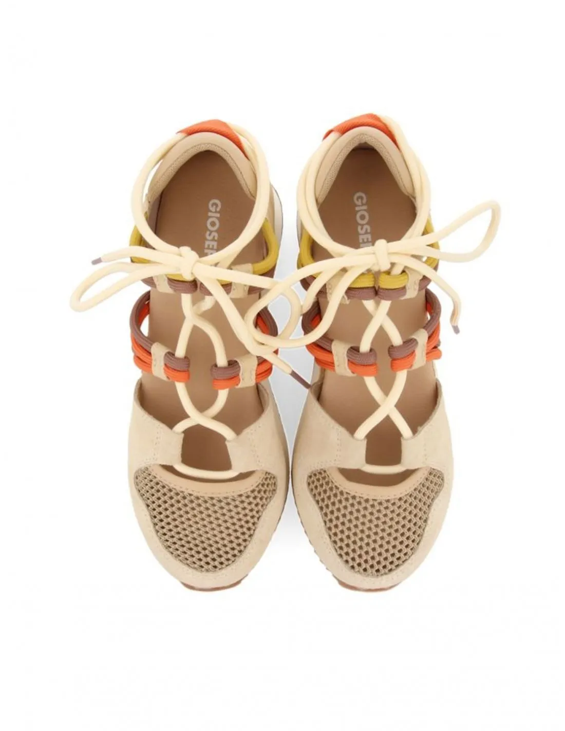 Zapatillas Abiertas Beige GIOSEPPO