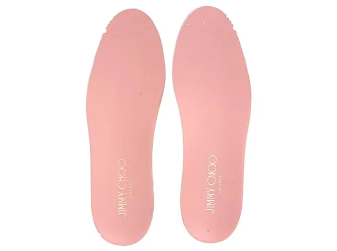 Zapatillas bajas Jimmy Choo Cash Glitter en ante marrón Castaño 