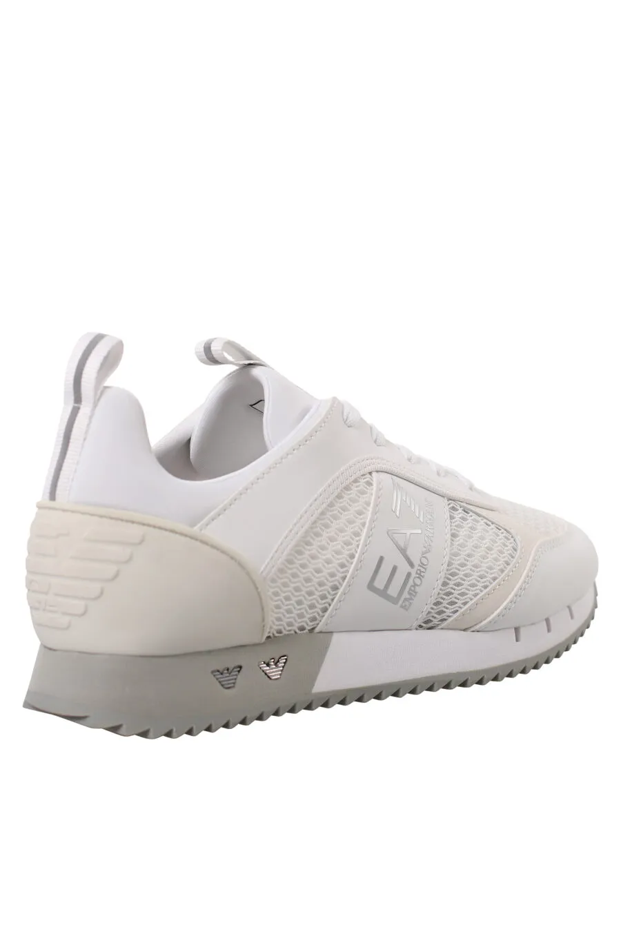 Zapatillas blancas transpirables con logo 
