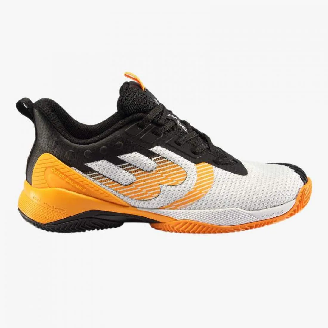 Zapatillas Bullpadel Juan Tello Vertex Grip 22V Blanco Negro | Bullpadel