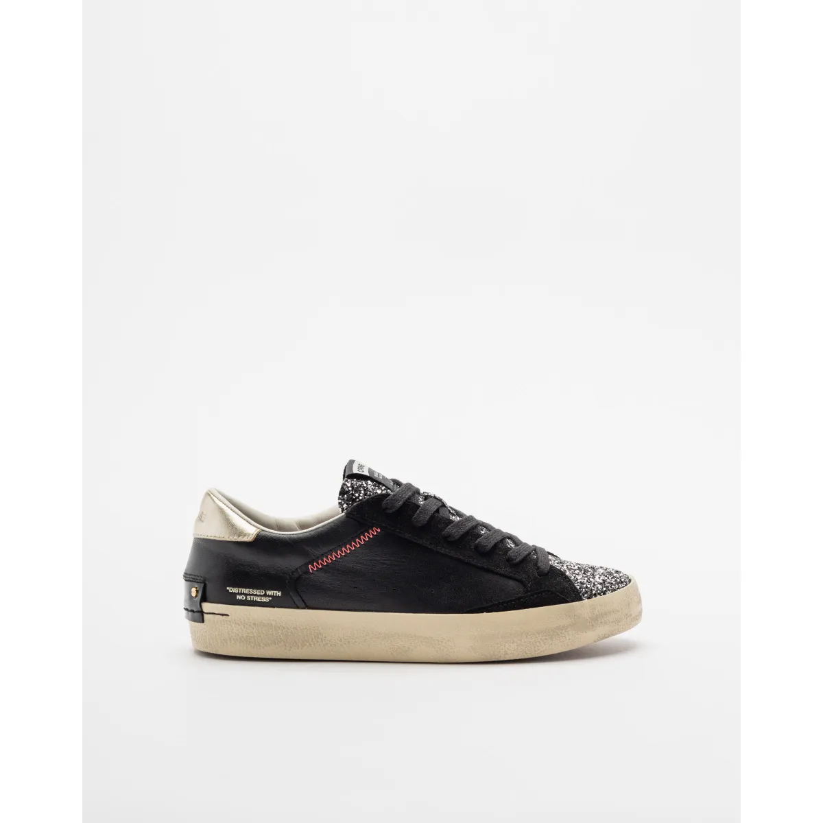Zapatillas Crime London Distressed Negro