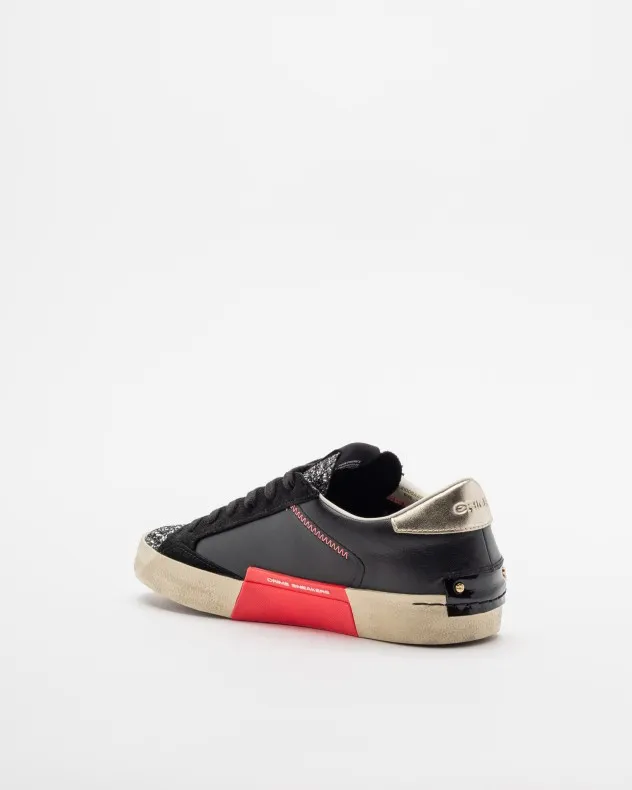 Zapatillas Crime London Distressed Negro