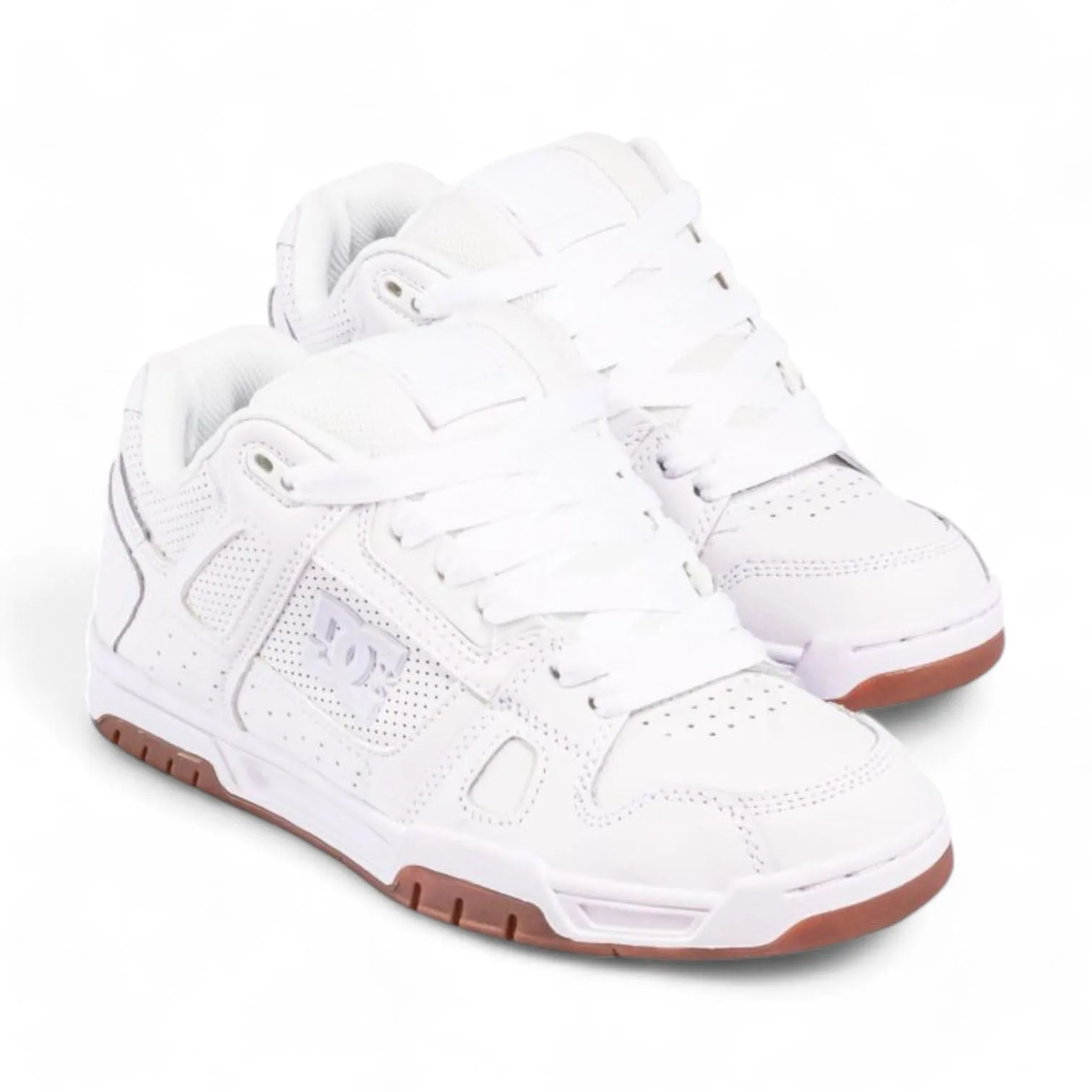 Zapatillas Dc Stag Blanco Marrón
