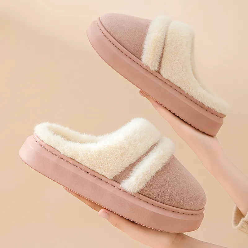 Zapatillas de envío gratis Sandalias de diseñador Sandalias planas para mujeres Toboganes suaves Control de tobogán de invierno 