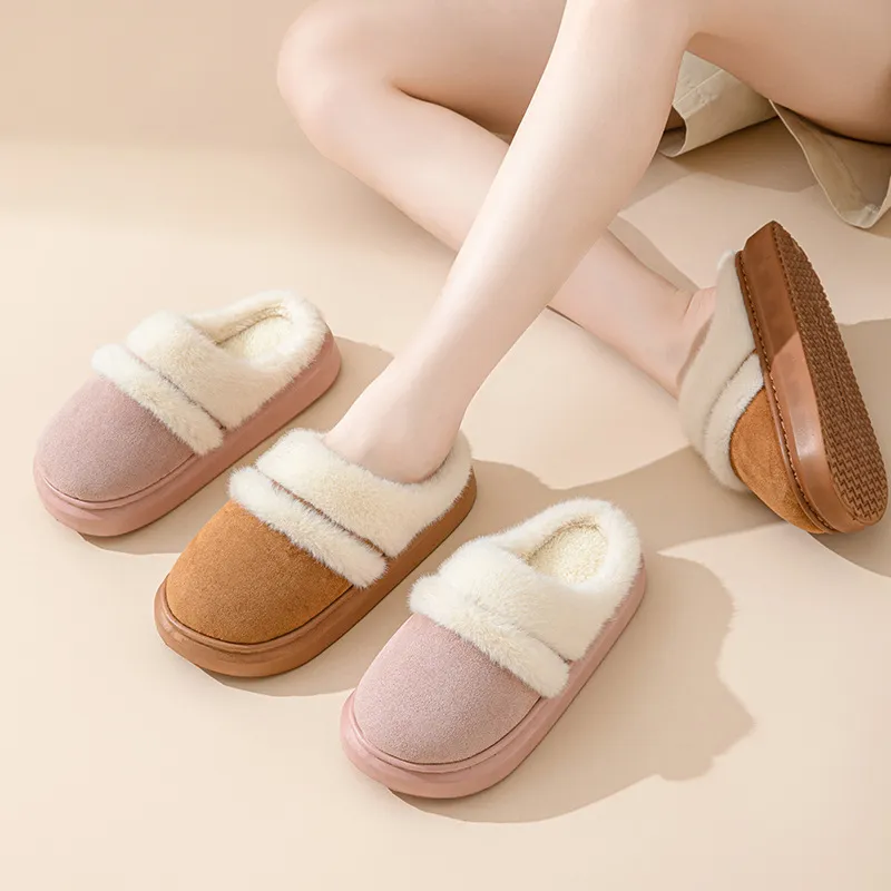 Zapatillas de envío gratis Sandalias de diseñador Sandalias planas para mujeres Toboganes suaves Control de tobogán de invierno 