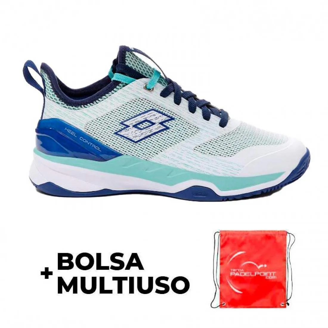 Zapatillas Lotto Mirage 200 Blanco Azul Mujer | Lotto