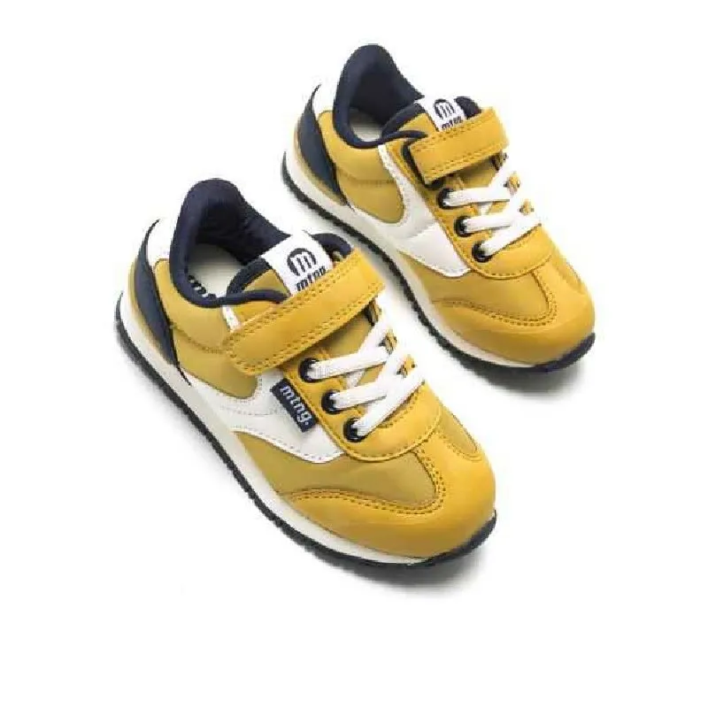  Zapatillas Mustang kids YODY MOSTAZA   ACTION PU BLANCO