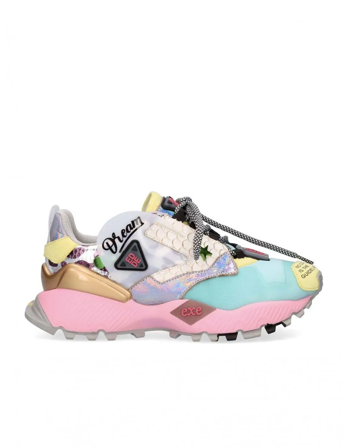 Zapatillas Plataforma Colores Pastel EXE