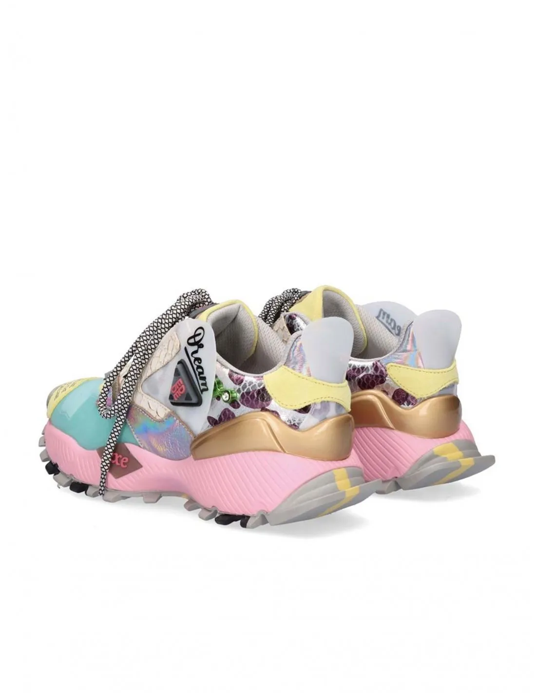 Zapatillas Plataforma Colores Pastel EXE