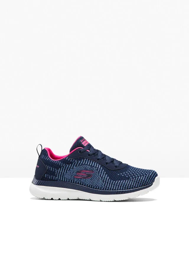 Zapatillas Skechers con espuma viscoelástica Azul marino/rosa