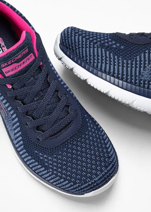 Zapatillas Skechers con espuma viscoelástica Azul marino/rosa