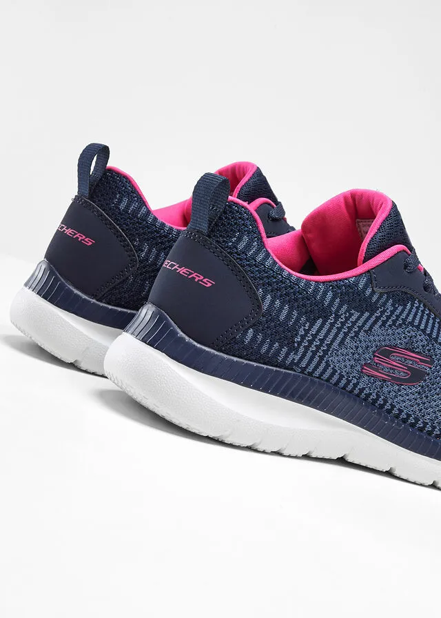 Zapatillas Skechers con espuma viscoelástica Azul marino/rosa