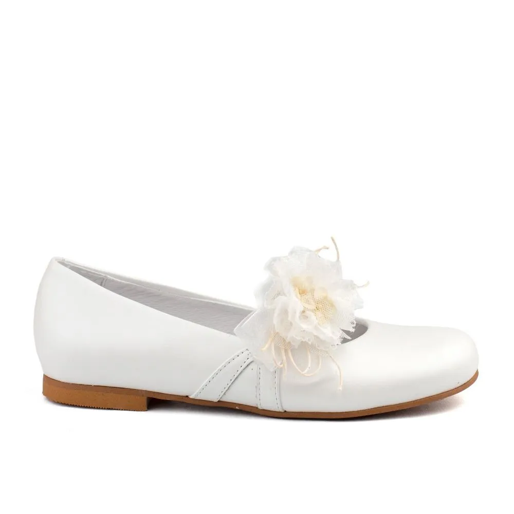 Zapato Comunión Niña Blanco Piel Killos