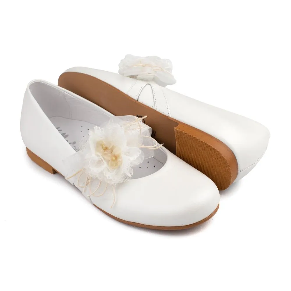 Zapato Comunión Niña Blanco Piel Killos
