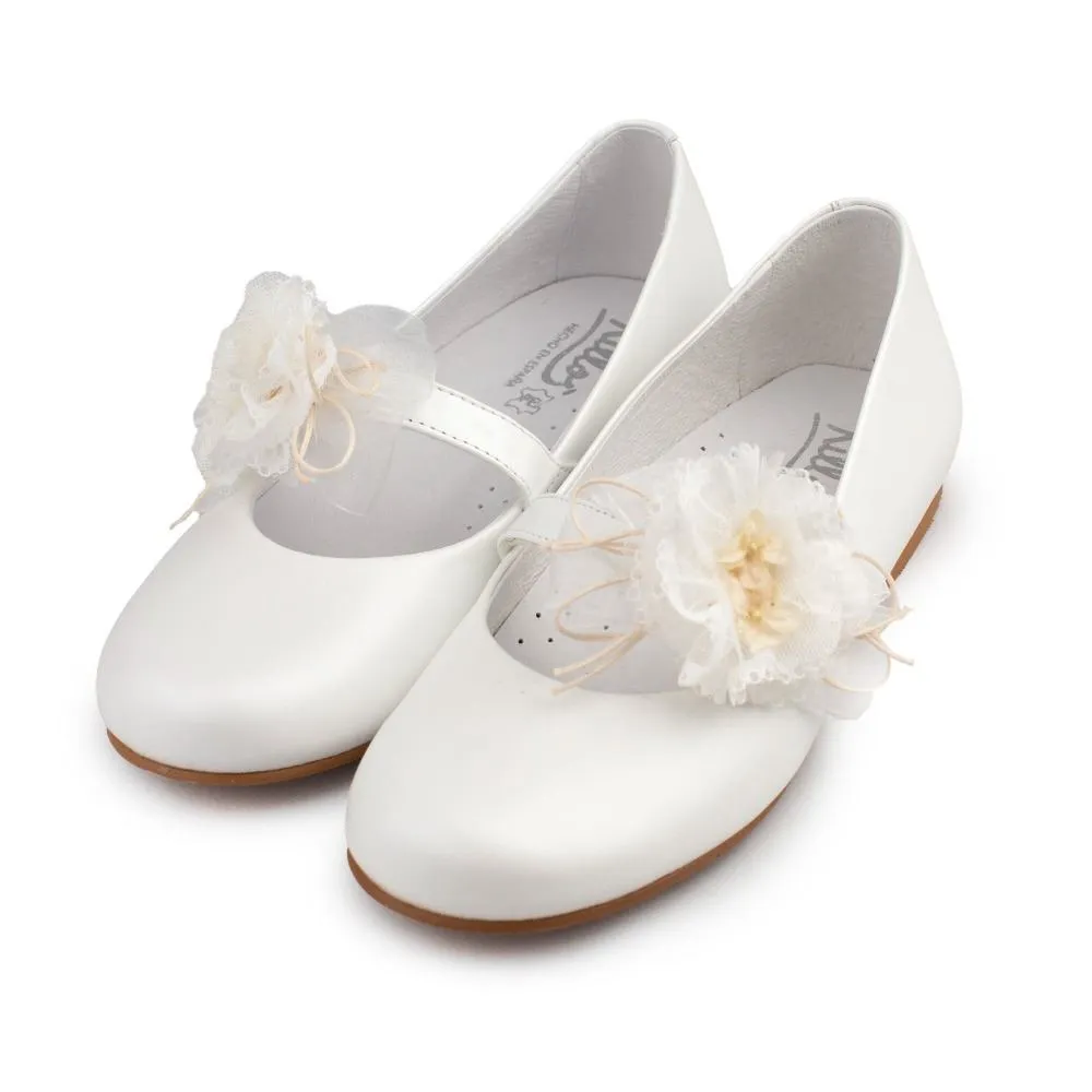 Zapato Comunión Niña Blanco Piel Killos