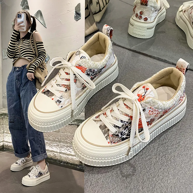 Zapatos casuales de diseñador, zapatillas de cuero de diseño de diseño femenino zapatos deportivos de moda