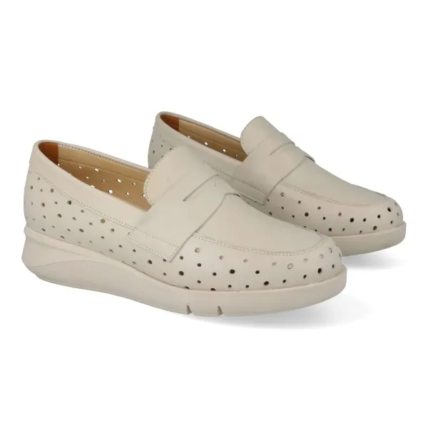 ZAPATOS COMODOS BLANCOS MUJER MOD. ANNIKA BLANCO