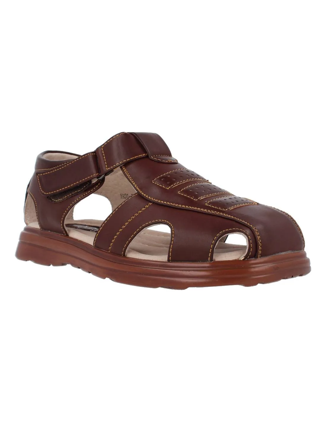 ZAPATTU  SANDALIA CANGREJERA VELCRO MARRóN